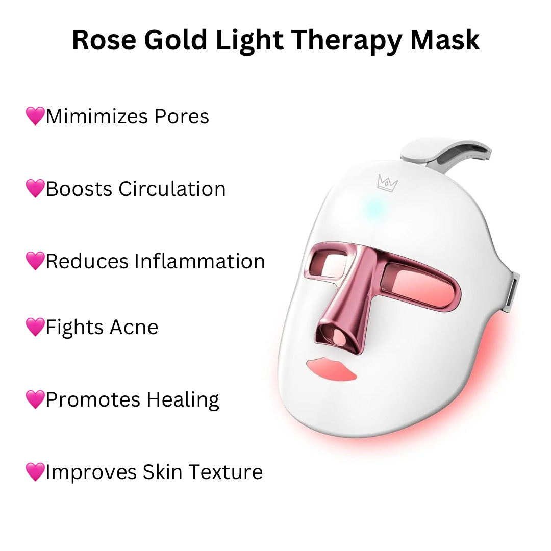 Rose Gold Light Therapy Mask