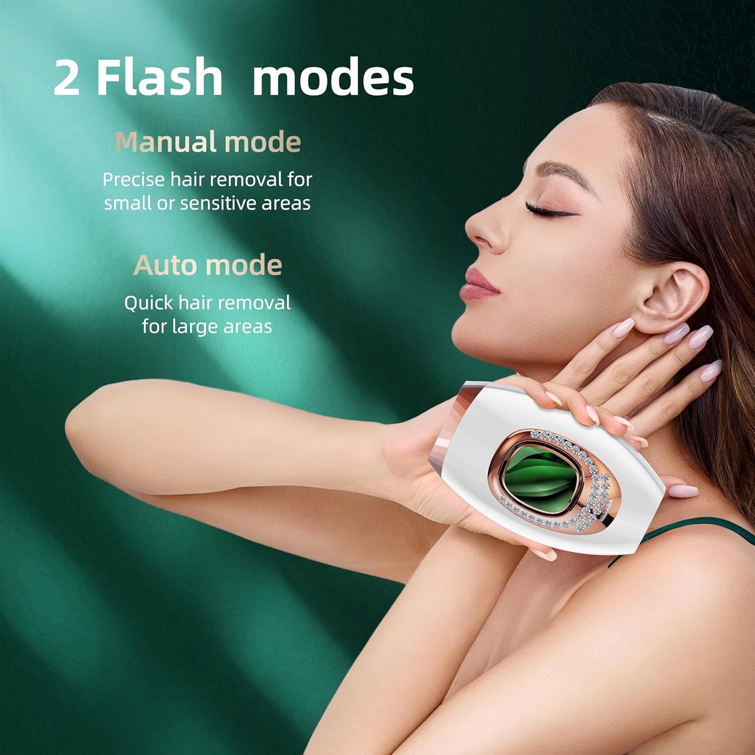 IPL Hair Removal Device,Laser Hair Removal,Laser Hair Removal for Women,Men, Hair Removal Device for Facial Legs Arms Whole Body Use, at Home Laser Hair Removal Device with 5Level