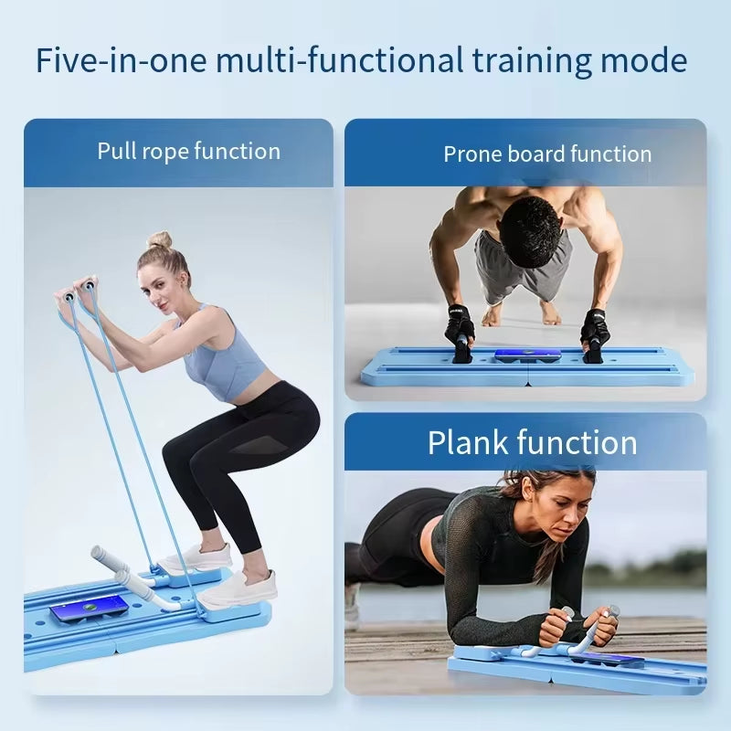 Wholesales Fitness Board Multifunctional Belly Plate Push Ups Board Abdominal Muscles Vest Line Portable Fitness Equipment